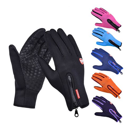 Outdoor Fishing Waterproof Mens Gloves Touch Screen Women Sp