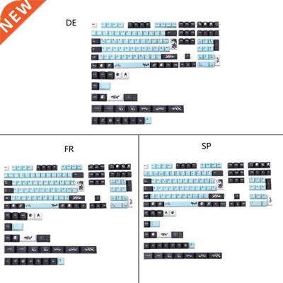 134Key/Set Keycaps Dye Sublimation Cherry Profile Mechanical