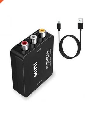 HDMI To AV -compatible Switch Box AV2HDMI Converter Full HD