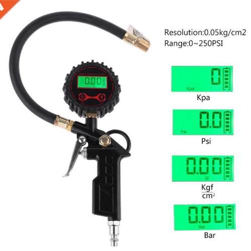 Digital Tire Pressure Gauge Tire Inflator Gauge 250 PSI with