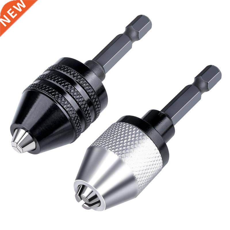 2PCS 0.3-6.5mm Keyless Drill Chuck Conversion Tool Keyless C