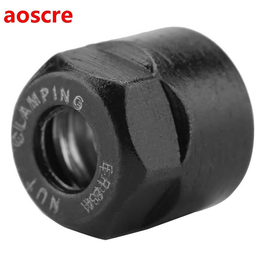 1Pcs ER8 Dynamic Balancing Nut Metal Collet Clamping Hex Nut