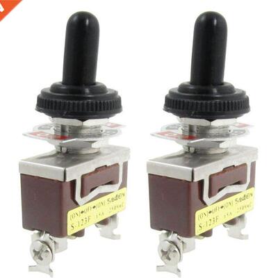 2X AC 250V 15A Momenty SPDT Toggle Switch With Waterproof