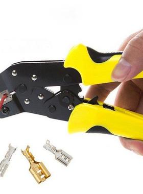 Ratchet Wheel Plier Save Effort Terminal Crimping Press Pli