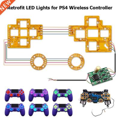 Multi-Colors Luminated D-Pad Thumicks Face Buttons DTF LED