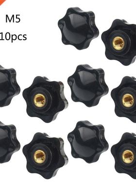 10PCS M5 M6 M8 M10 Plum Hand Tighten Nuts Manual Clamping Kn