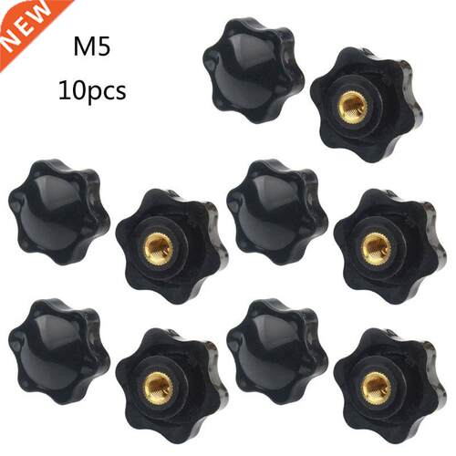 10PCS M5 M6 M8 M10 Plum Hand Tighten Nuts Manual Clamping Kn
