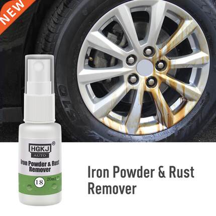 2pc Car Wheel Rust Remover Cleaner Agent Iron Derusting Spra