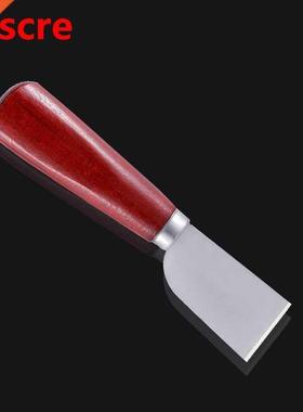 Professional Leather Cutting Knife With Wooden Handle Leath