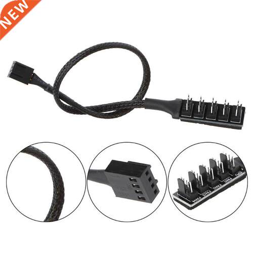 Coolng Fan Host Case PC Cooler Fan Power Cable 1 Female To