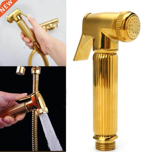 Gold Brass G1/2 Bidet Sprayer Valve Bathroom Bidet Sprayer W