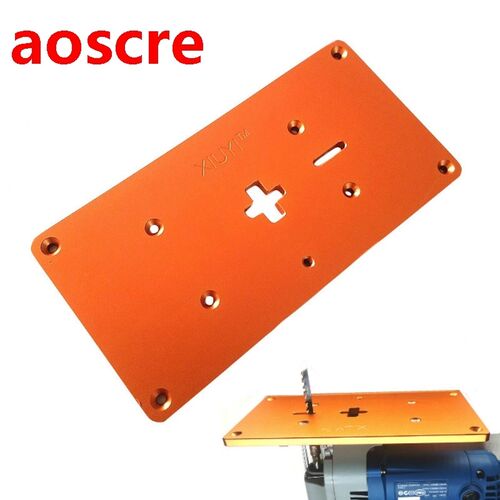 Aluminum Electric Jig Saw Flip Board Router Table Insert Pla