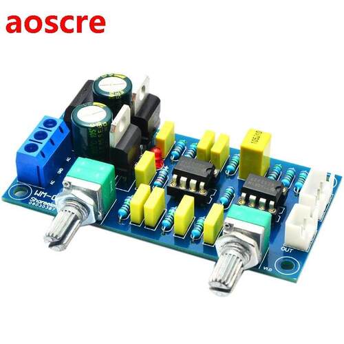 Low Pass Filter Bass Subwoofer Pre-Amp Amplifier Board Dual