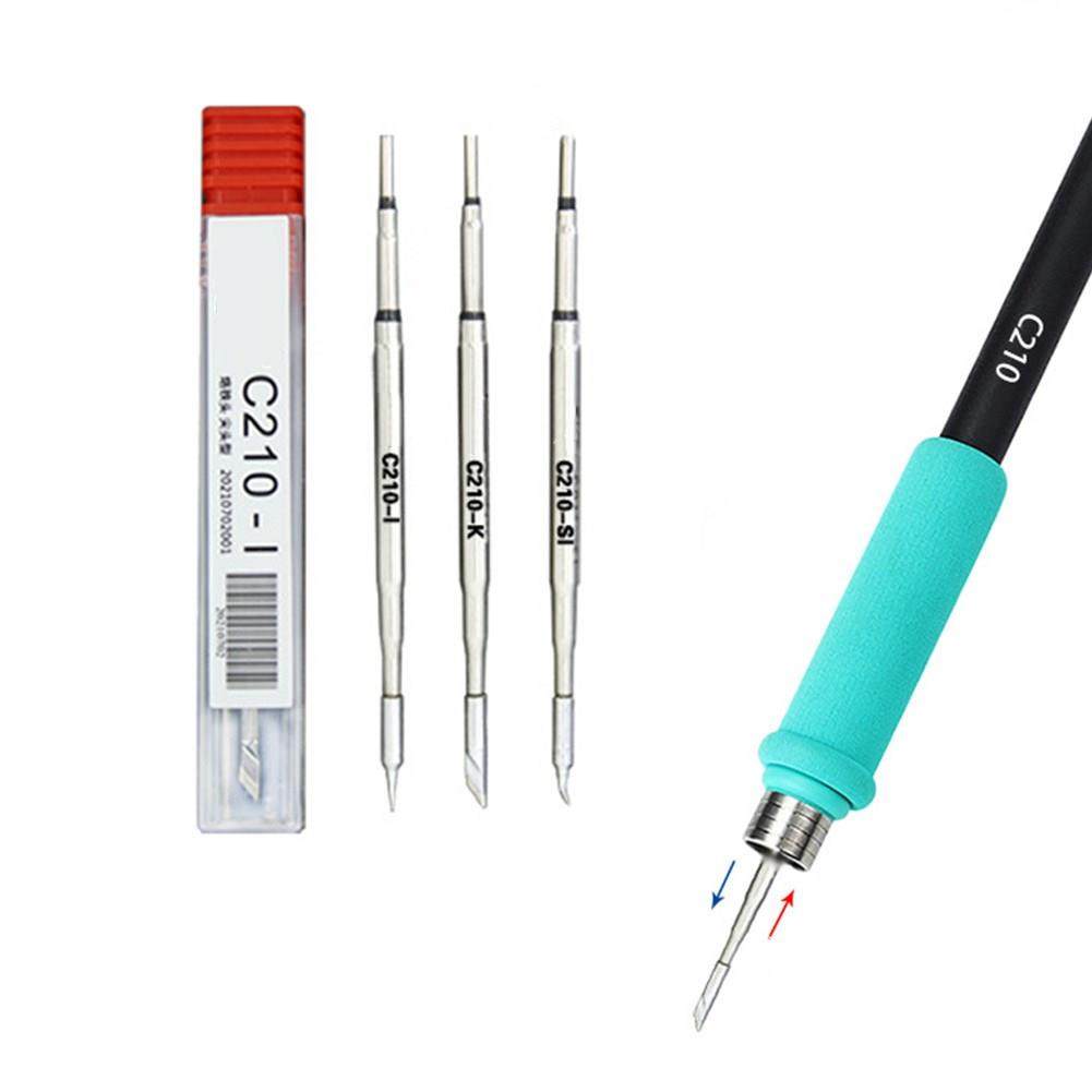 C210 Soldering Iron Tips Lead Free Welding Tip T26 Handle Ir