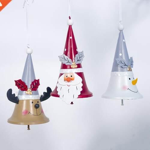 2020 Iron Bell Pendant Christmas Hanging Ornaments New Year
