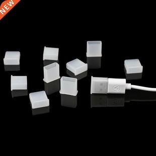 Cover USB dust Plug Anti Plastic Male Black 10pcs Cap lot