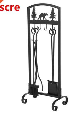 Fireplace Tool Set 5Pcs Fireplace Tools Indoor Wrought Iron