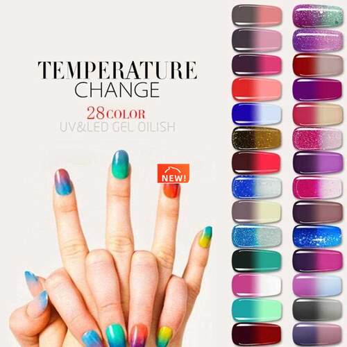 WiRinef Gel Nail Polish 8ml Temperature Change Color