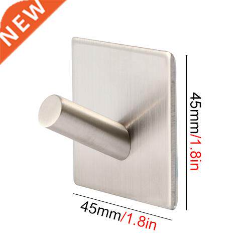 3M Self Adhesive Wall Door Back Hooks Heavy Duty Stainless S