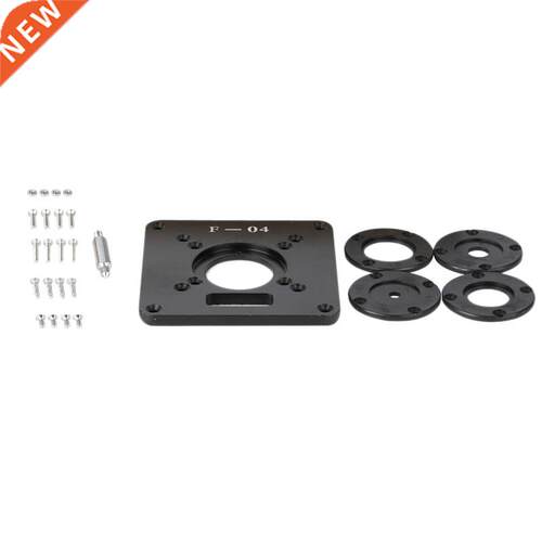 Router Table Insert Plate Universal Aluminum Alloy Engraving
