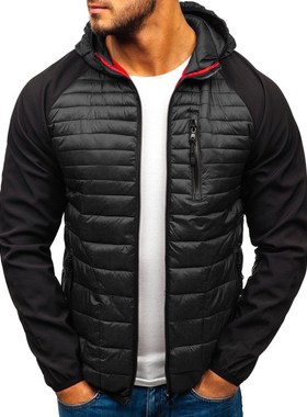 ZOGAA Fashionable Men's Zipper Hooded Warm New Cotton Jacket