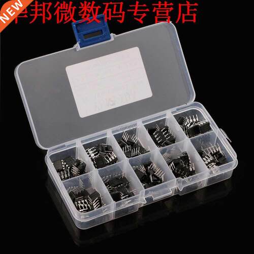 100Pcs DIP IC Kit NE555 UC3842 UC3843 UC3845 24C02 24C04 24C