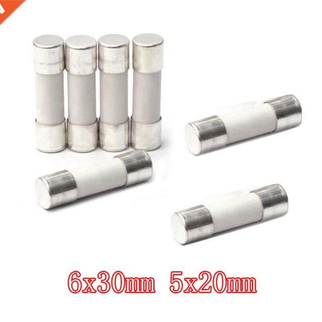 10pcs Fast blow Ceramic Fuse 5mm x 20mm 6x0 T 0.5A 1A 2A