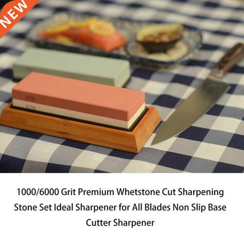400/1000 3000/8000 Gravelstone Cut Whetstone Set Sharpener K