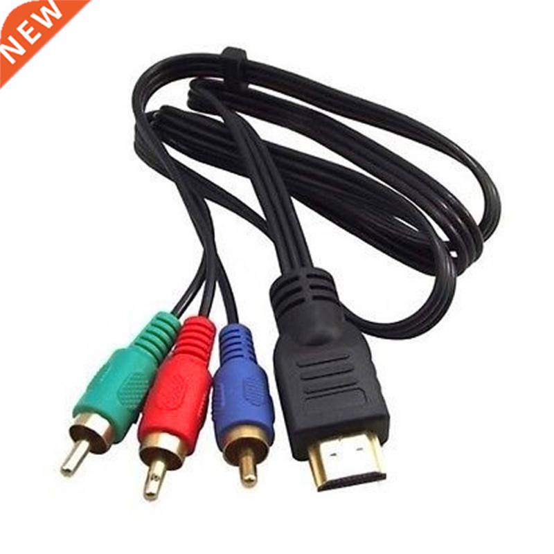 1M 1080P HDTV HDMI Male to 3 RCA Audio Video AV Cable Cord A