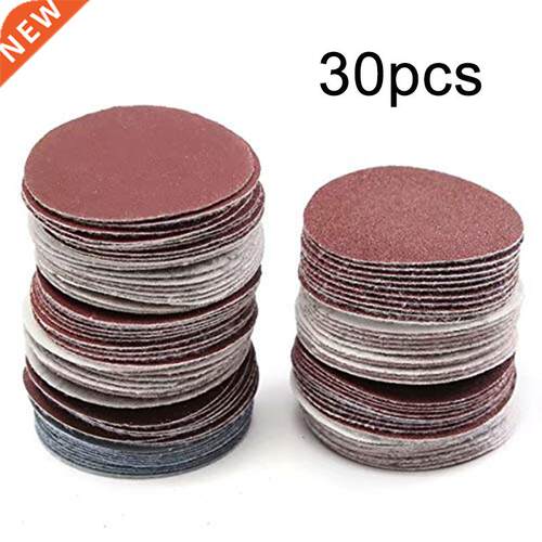 30Pcs 4 Round Shape Sandpaper 320/400/600/800/1000/1500 Gri