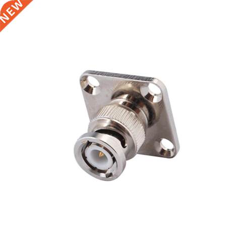 BNC male 4 Hole Panel Mount Plug Male With Solder Cup, Wide