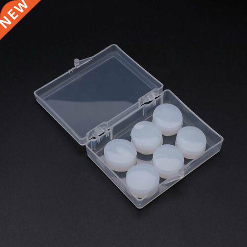 6PCS Earplugs Protective Ear Plugs Silicone Soft Waterproof