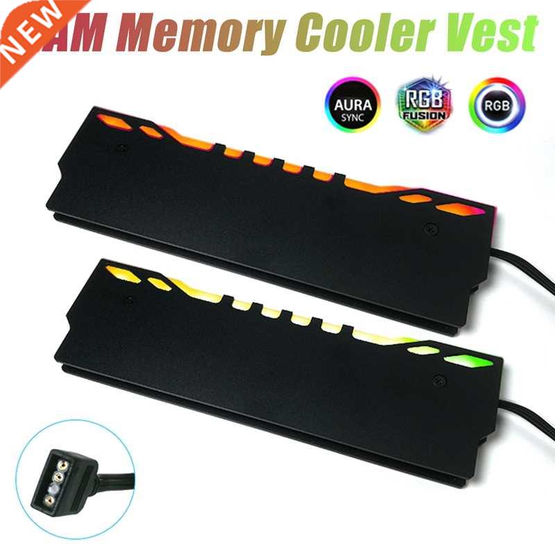 RGB RAM Memory Cooling Vest 5V 3Pin Desktop PC RAM Cooler He
