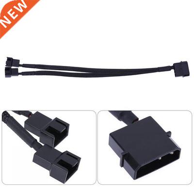 High Quality 4pin IDE Molex to 2 Port 3Pin/4Pin Cooler Cooli