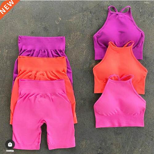 Seamless Women Trasuits Yoga Set Workout Sportswear Gym Cl
