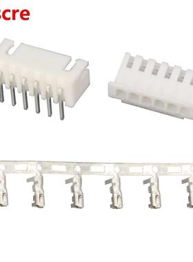 50 Sets/Kit XH2.54-6P 6 Pin Curved Needle Spacing 2.54mm Con