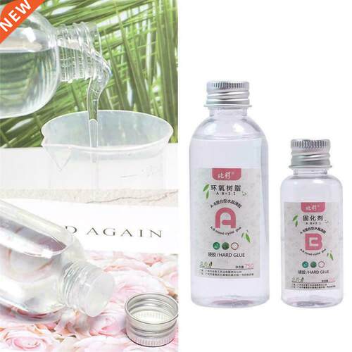 1 Set Clear Resin Epoxy High Adhesive :1 AB Crystal Glue Re