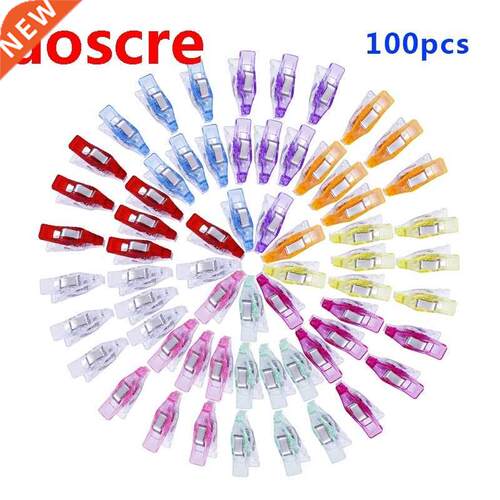 Patchwork 100 Pcs Plastc Multpurpose Craft Clothng Cl