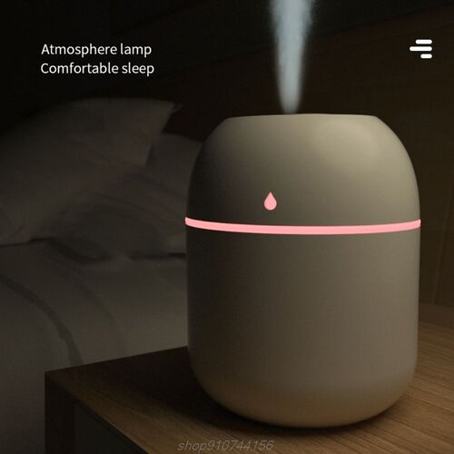 Portable 220ml Mini Water Drop Humidifier USB Air Diffuser F