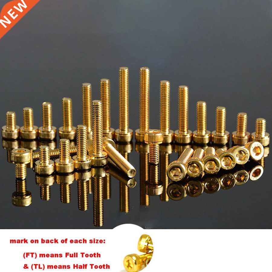 M2 M2.5 M3 M4 M5 Allen Screw Titanium Gold Plated Hex Socket