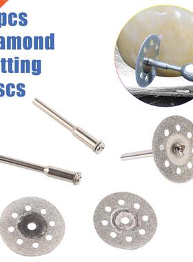 10Pcs 60mm Mini Sharp Diamond Cut Off Rotary Cutting Disc Di