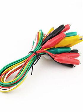 10pcs Alligator Clips Double-ended Test Leads Crocodile Clam