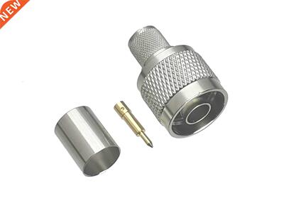 10Pcs Connector N Male Plug Crimp RG8 LMR400 Cable RF Adapte