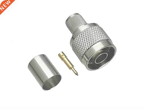 10Pcs Connector N Male Plug Crimp RG8 LMR400 Cable RF Adapte