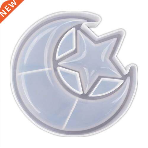 Silicone Mould Resin Decorative Craft DIY Star and Moon Stor