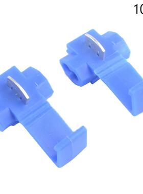 10pcs Free Break Quick Cable Clip Blue