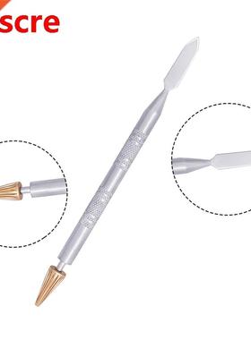 Dual Head Brass Top Leather Edge Oil Painting Pen Gluing Dye