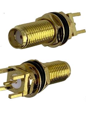 1pcs Connector SMA Female Jack Bulkhead Waterproof Solder PC