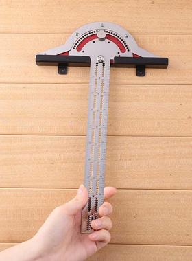 Multifunction Woodworkers Edge Rule Inch MM Woodworking Scri