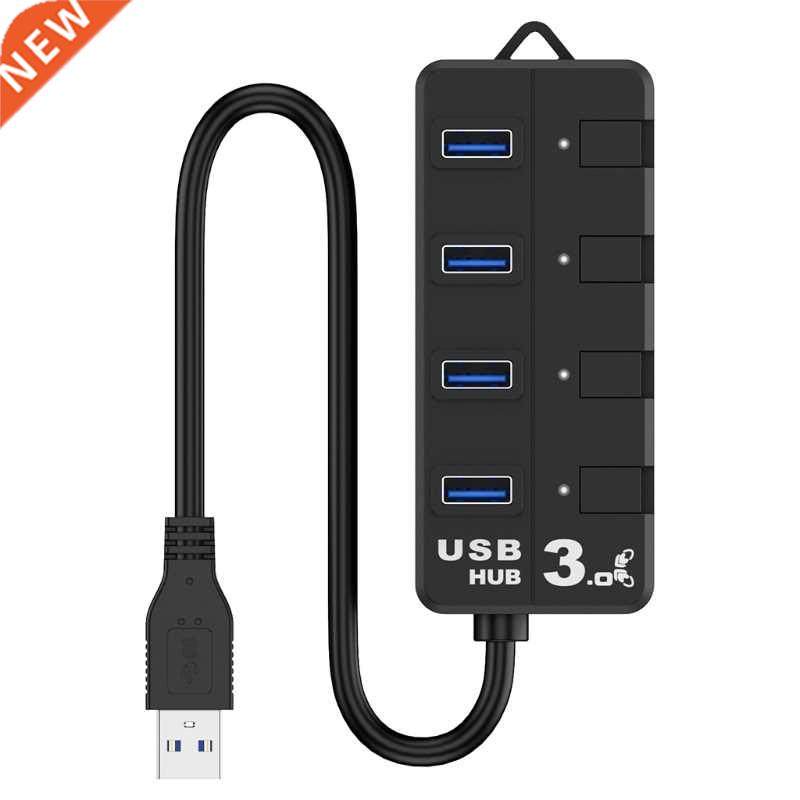 4-port USB 3.0 Hub with Current Protection, Multi USB Port E